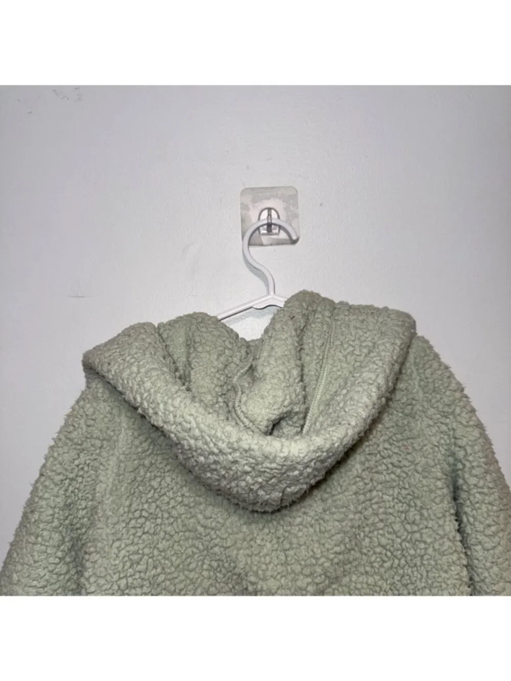 Pottery Barn Kids Hooded Robe 2T-3T Green Belt & Pockets Cozy Fleece Toddler